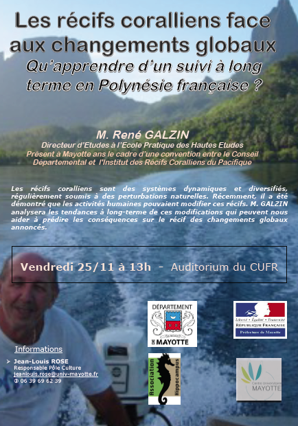 Partenariat entre le CD et l’Institut des Récifs Coralliens du Pacifique