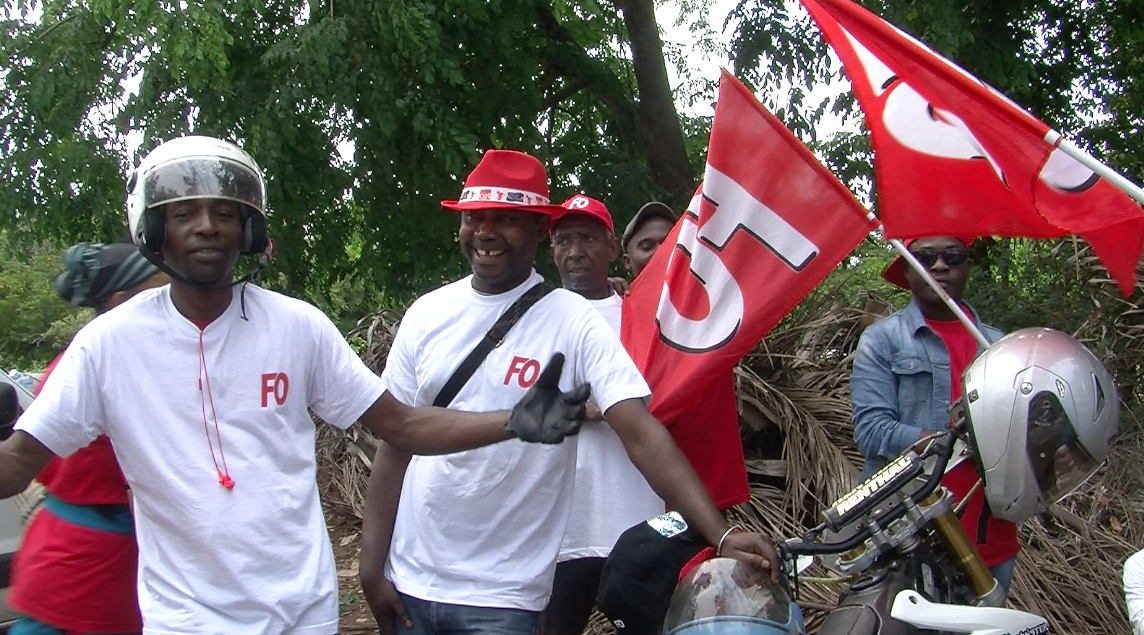 Grogne sociale : grosse mobilisation devant Panima