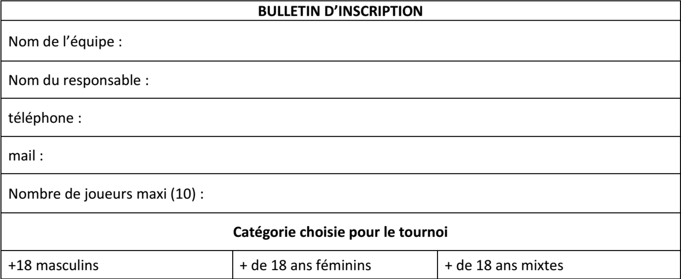 Premier tournoi de rugby à 5 (toucher)