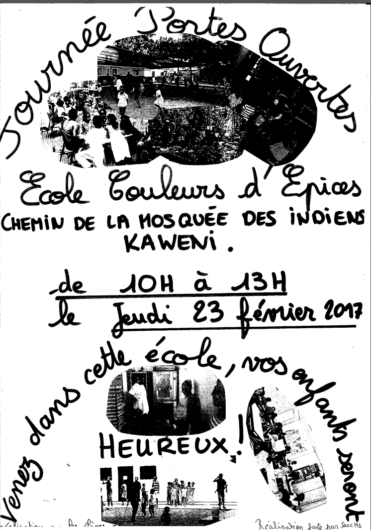 Journée portes ouvertes à l’école Couleur d’Epice de Kawéni