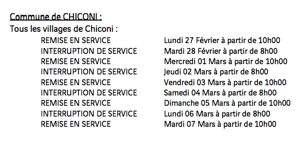 Tours d’eau: nouveau planning et passage d’une distribution d’1 jour sur 3 à 1 jour sur 2