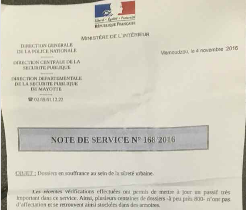 Police: 800 plaintes non traitées et stockées dans “des armoires” en 2016