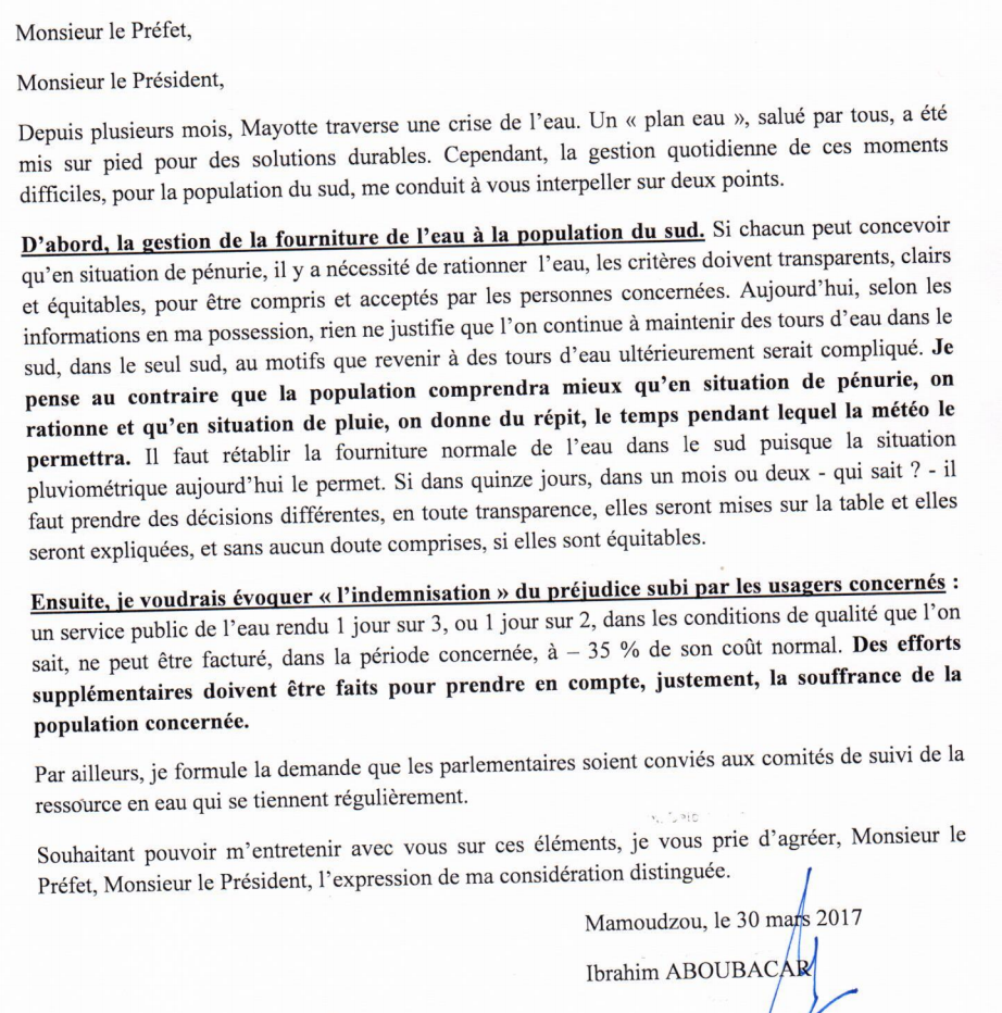 “Rien ne justifie que l’on continue à maintenir des tours d’eau dans le Sud”, le député Ibrahim Aboubacar présente ses doléances