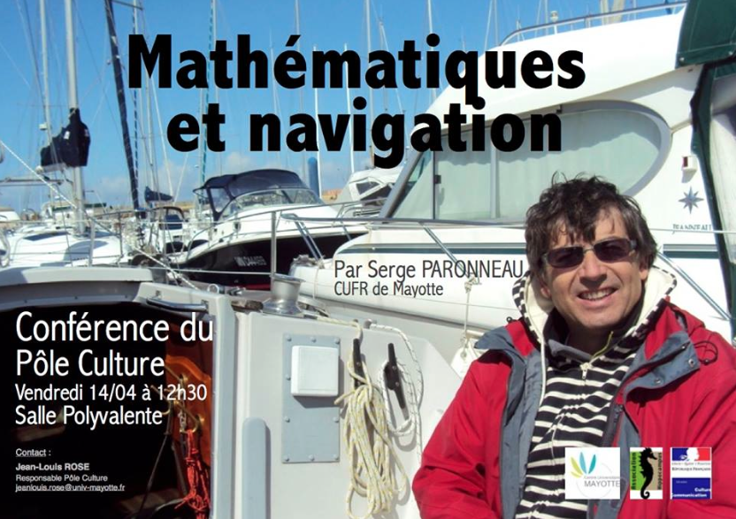 Conférence CUFR : “les mathématiques et la navigation” animée par Serge Paronneau