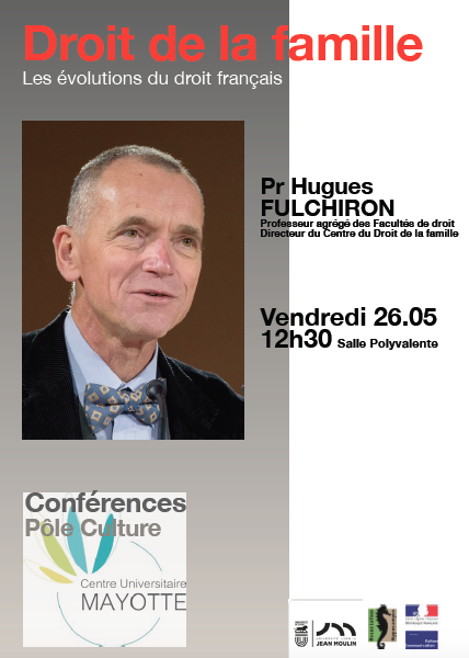 Conférence au CUFR sur les évolutions du droit français de la famille