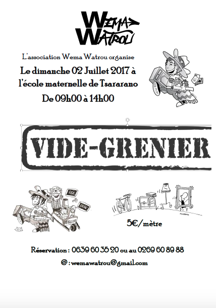 Vide grenier à Tsararano
