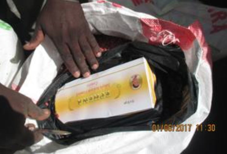 Contrôle de marchandises frauduleuses