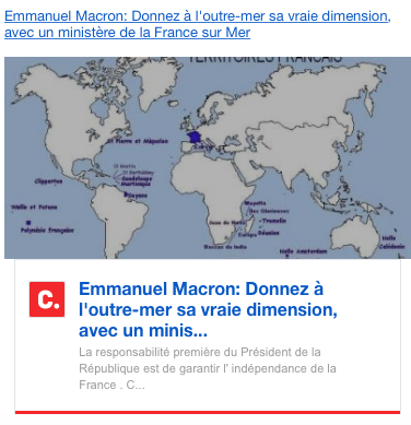 Une pétition pour demander la création d’un ministère de la France sur mer