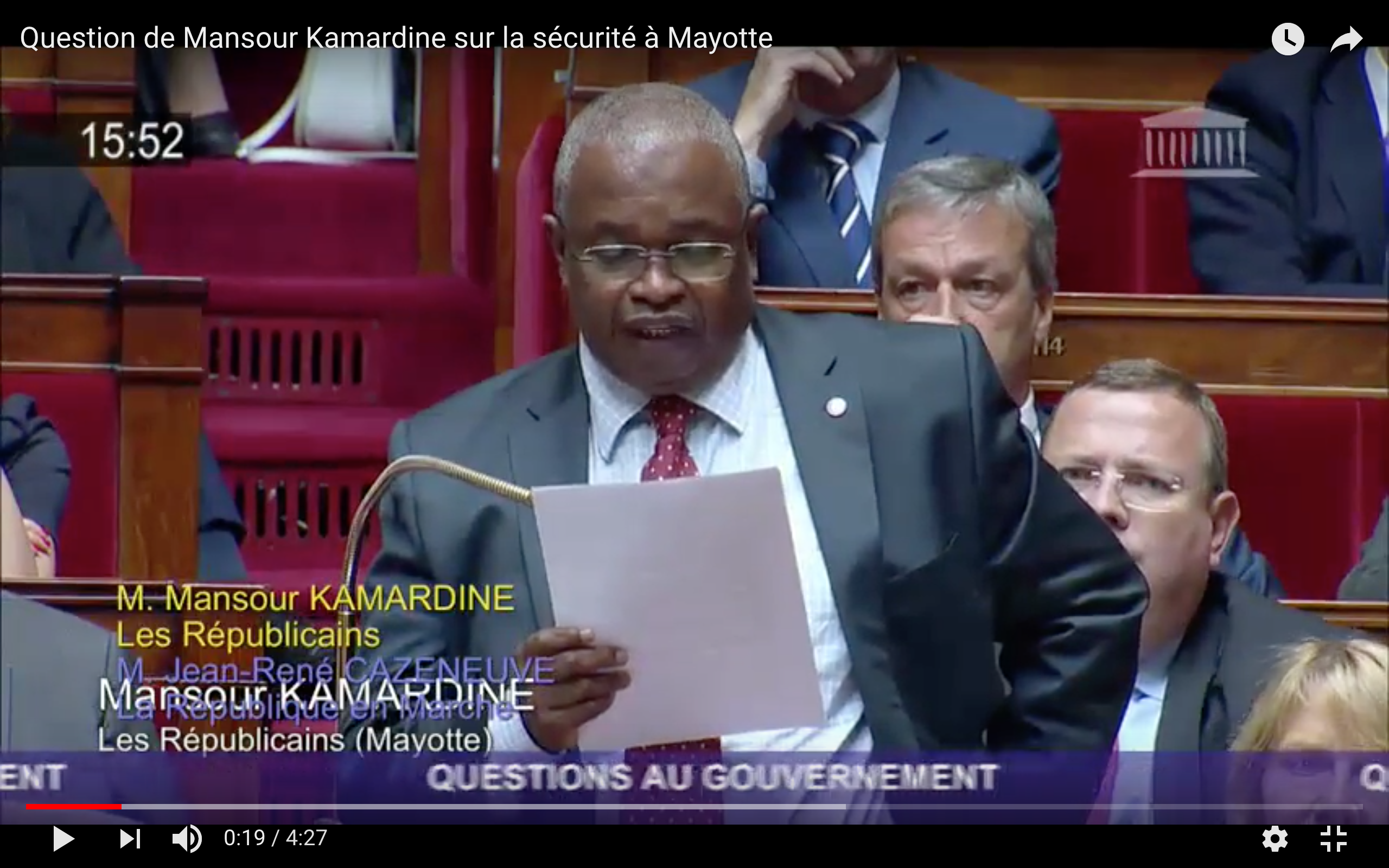 Le porte-parole du Gouvernement répond à Mansour Kamardine sur la feuille de route (vidéo)