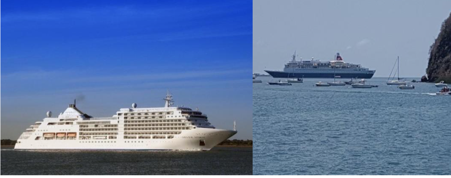 Deux paquebots de luxe en escale ce week-end du 23 et 24 décembre à Mayotte