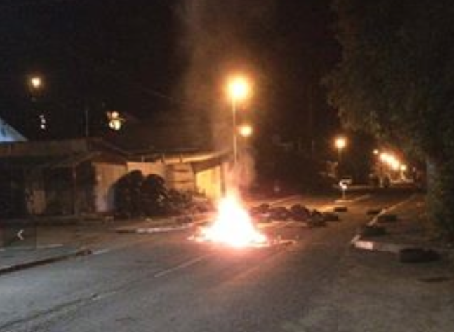 Caillassage sur habitation à Pamandzi