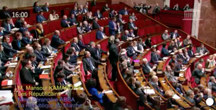Question de Mansour Kamardine à l’Assemblée Nationale sur la diplomatie française vis à vis des Comores