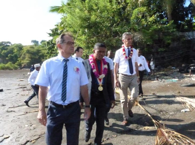 Le préfet en visite dans la commune de Koungou