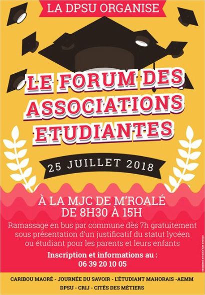 Etudiants et parents invités au Forum des associations étudiantes