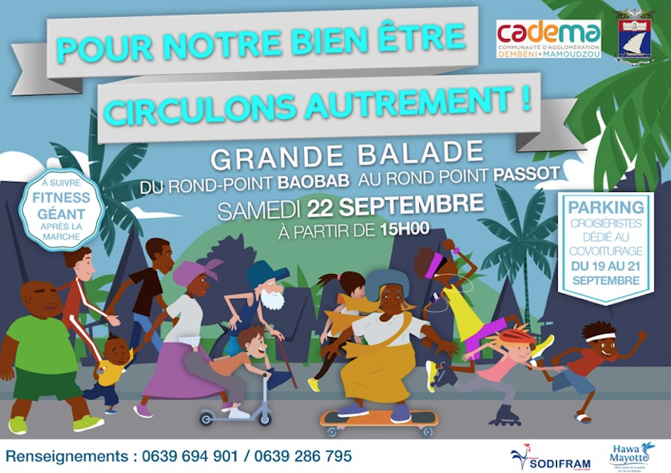 Organisation d’une grande balade modes actifs et fitness géant