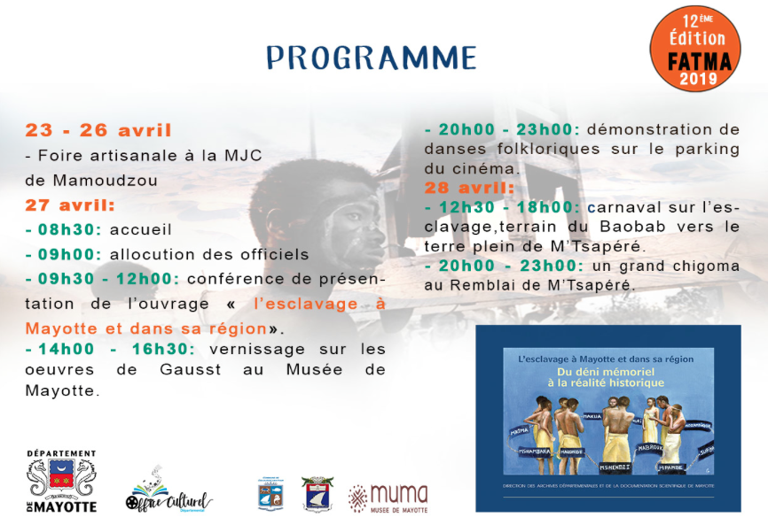 12ème édition du Festival des Arts Traditionnels de Mayotte (FATMA)