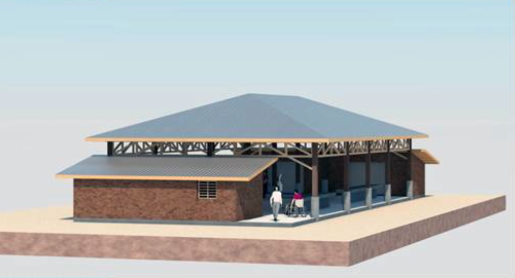 Hajangoua : pose de la 1ère pierre du marché