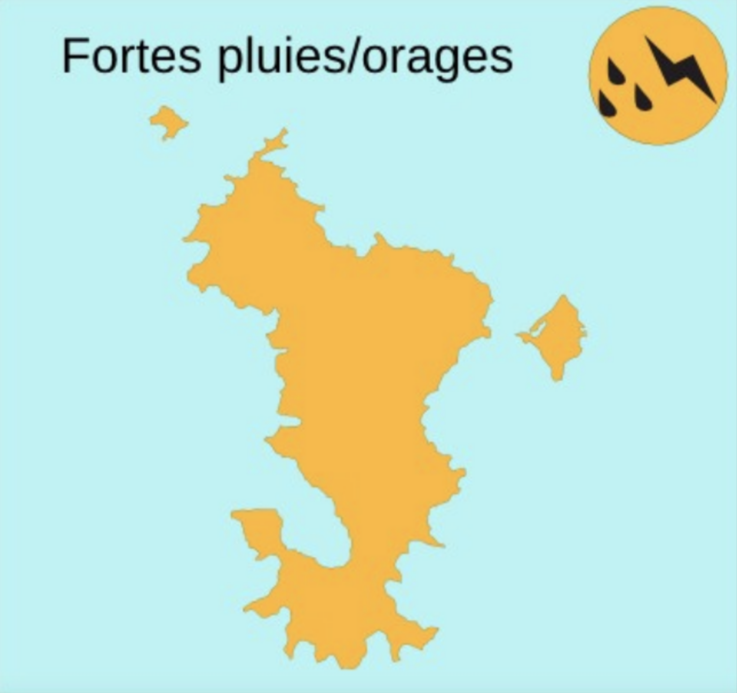 Mayotte en vigilance ORANGE Fortes pluies/Orages