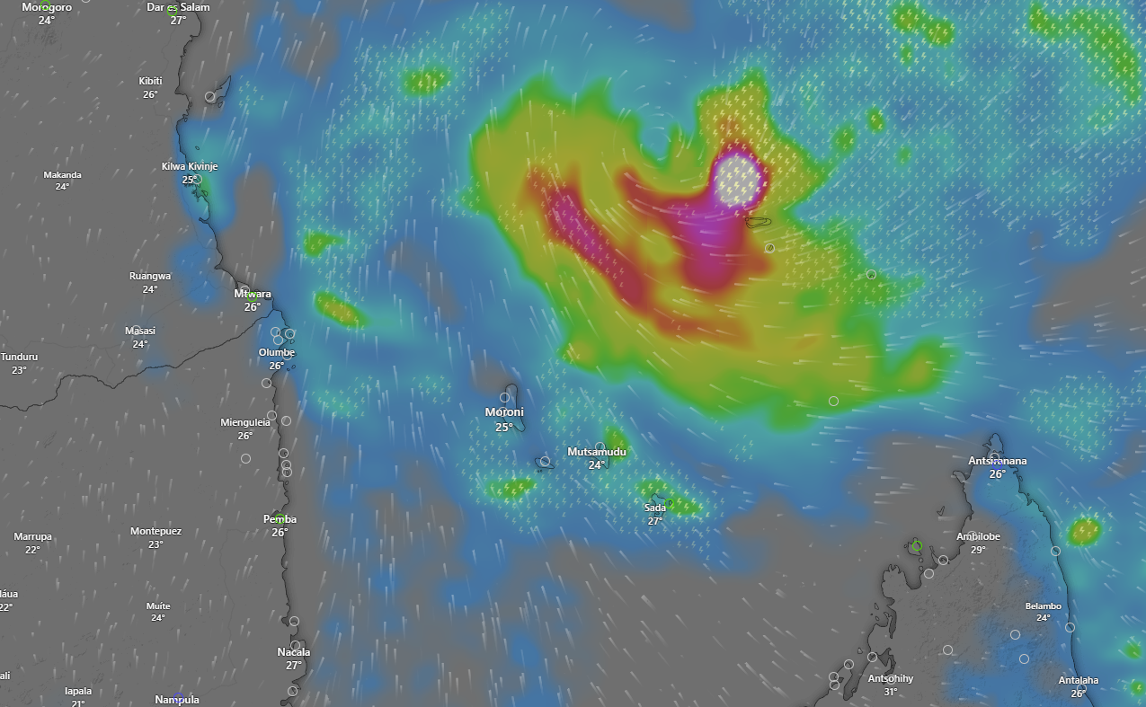 Une tempête s’approche de Mayotte