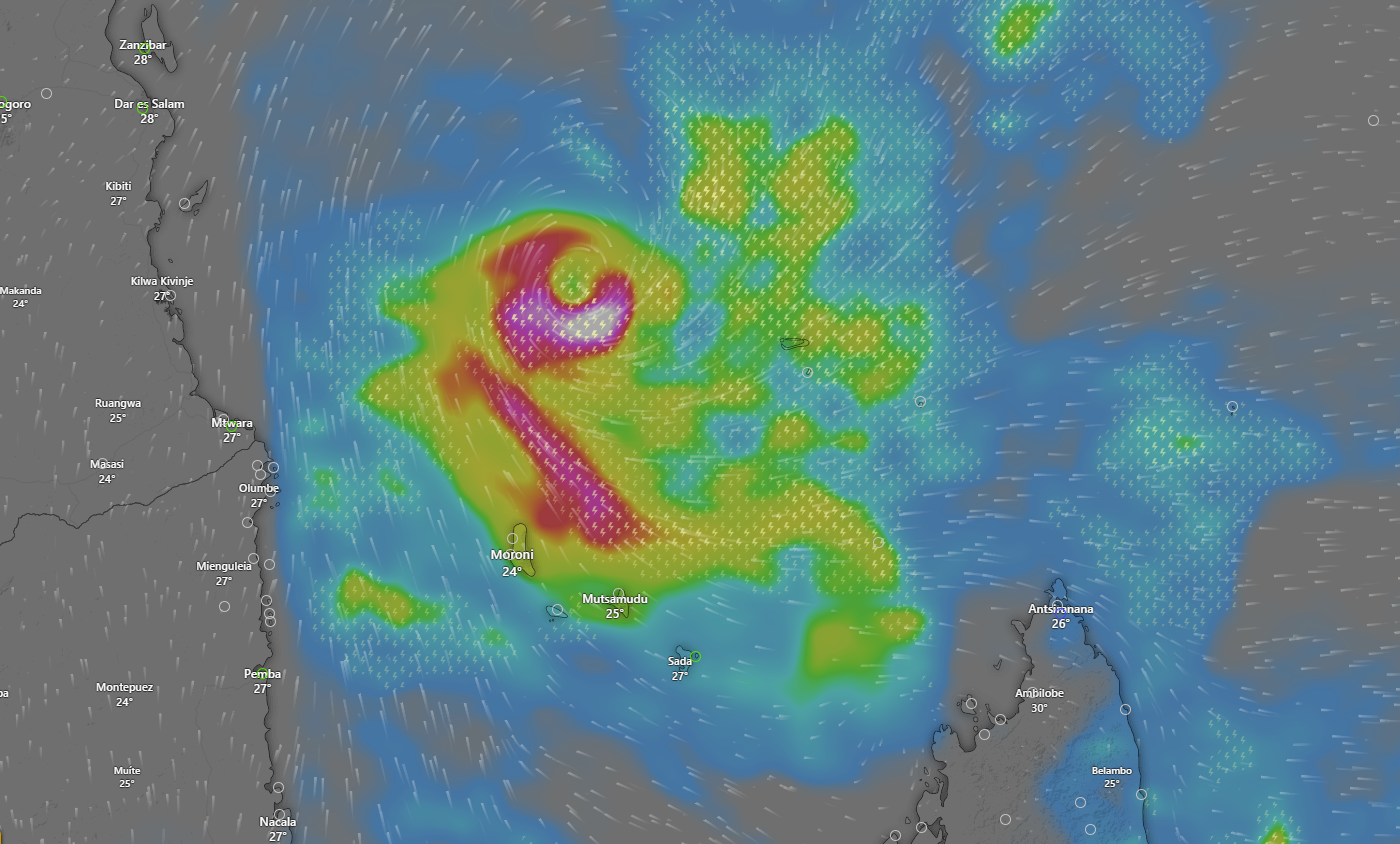 De la pluie, mais pas de tempête pour Mayotte