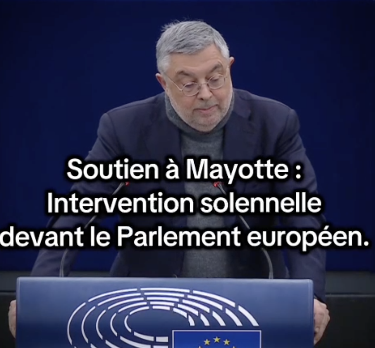 André Rougé, député européen RN, mobilise pour Mayotte