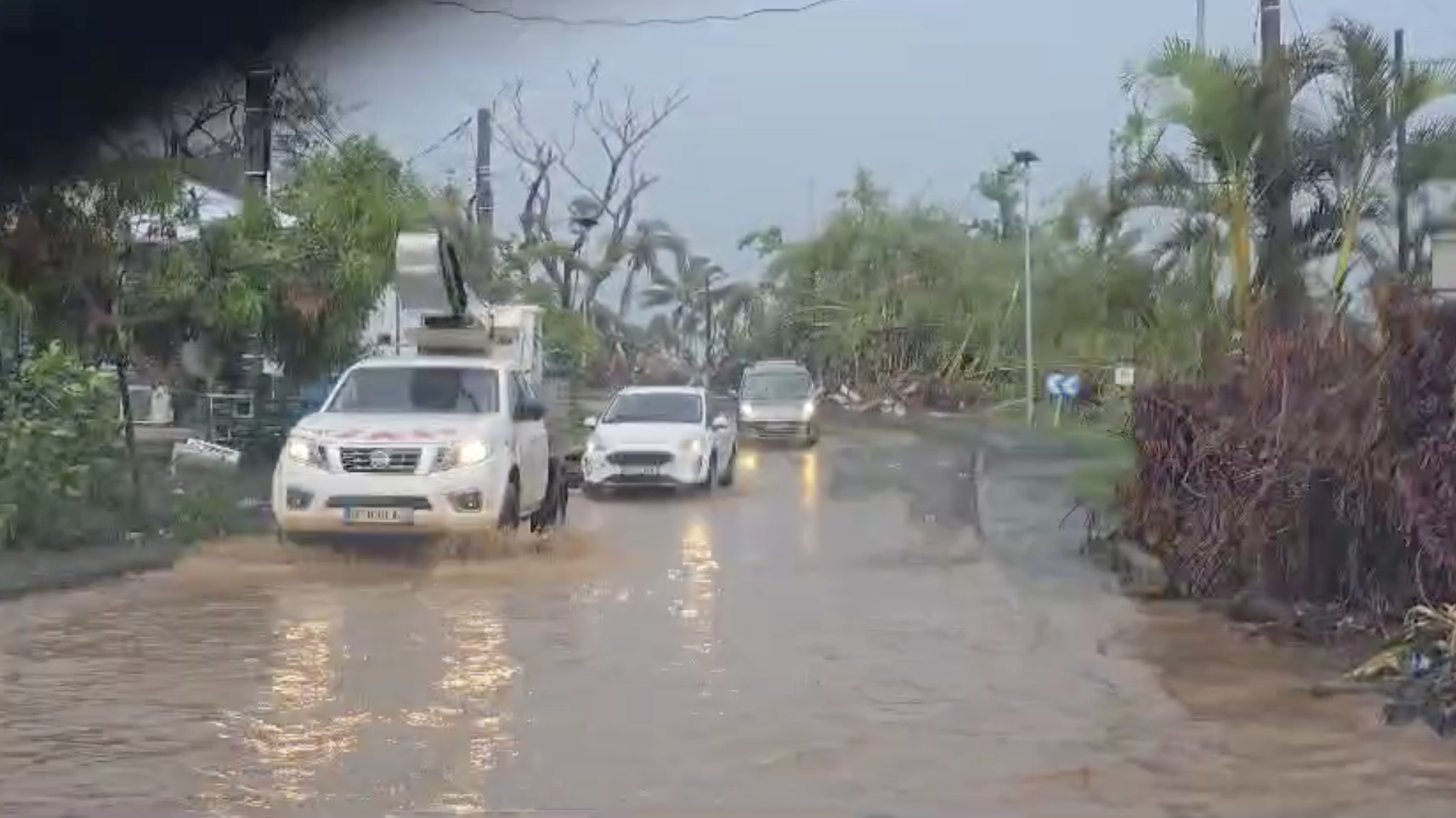 L’eau ravine déjà dans les rues de Sada