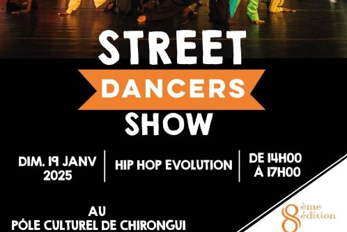 Hip Hop Evolution s’associe au Pôle Culturel de Chirongui pour sa 8ème édition du Street Dancers Show