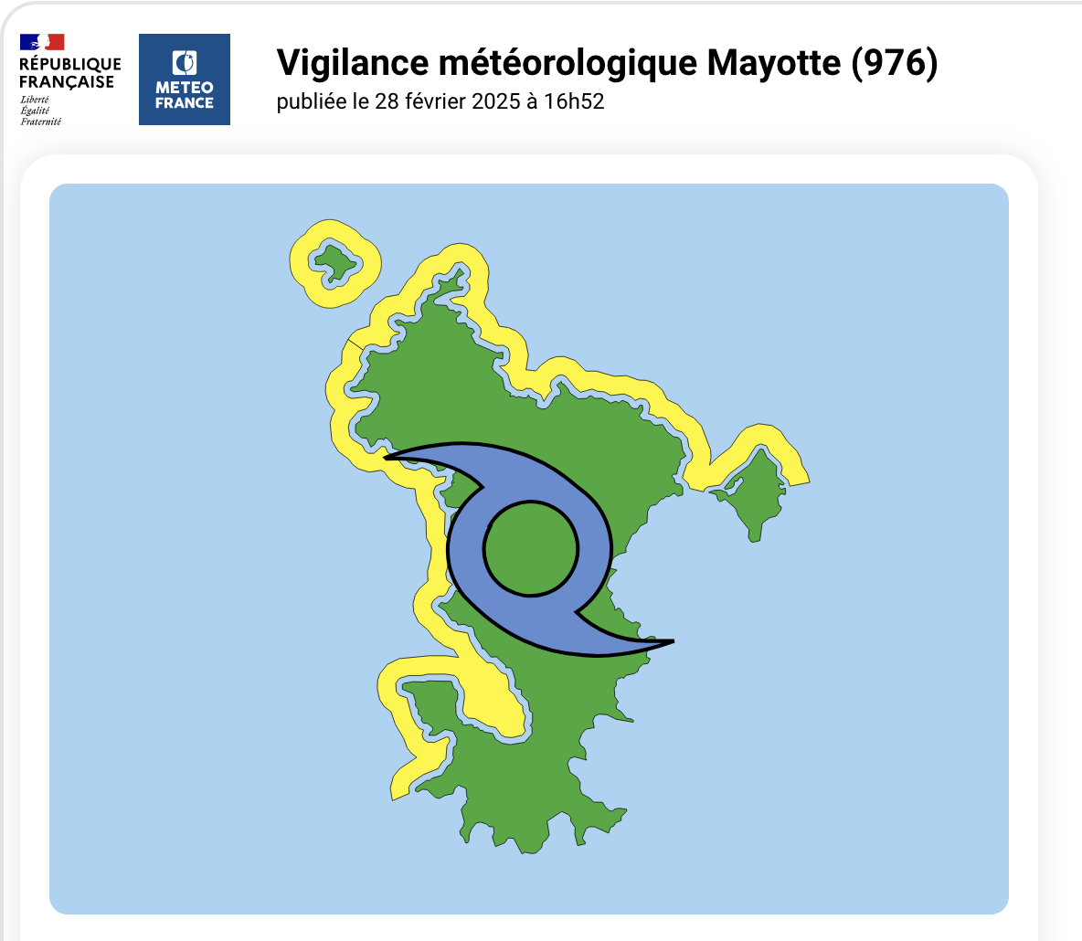 HONDE s’agite au large, Mayotte sous surveillance