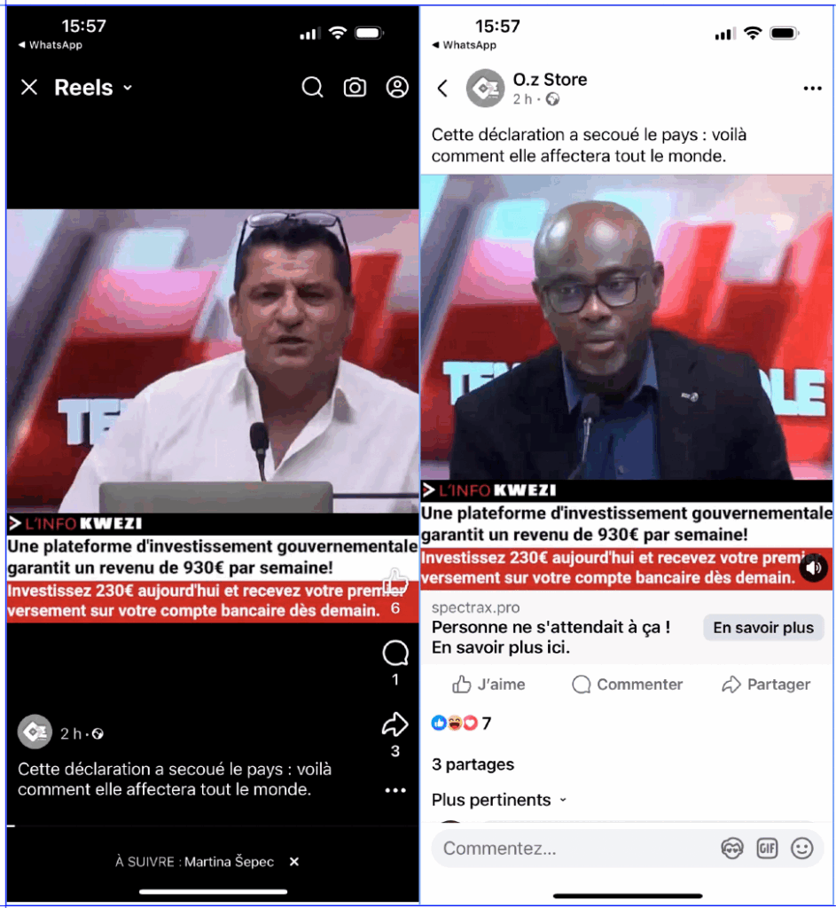 1 video truquée circule sur les réseaux sociaux 4 Capture decran 2025 04 03 a 16.22.37 1