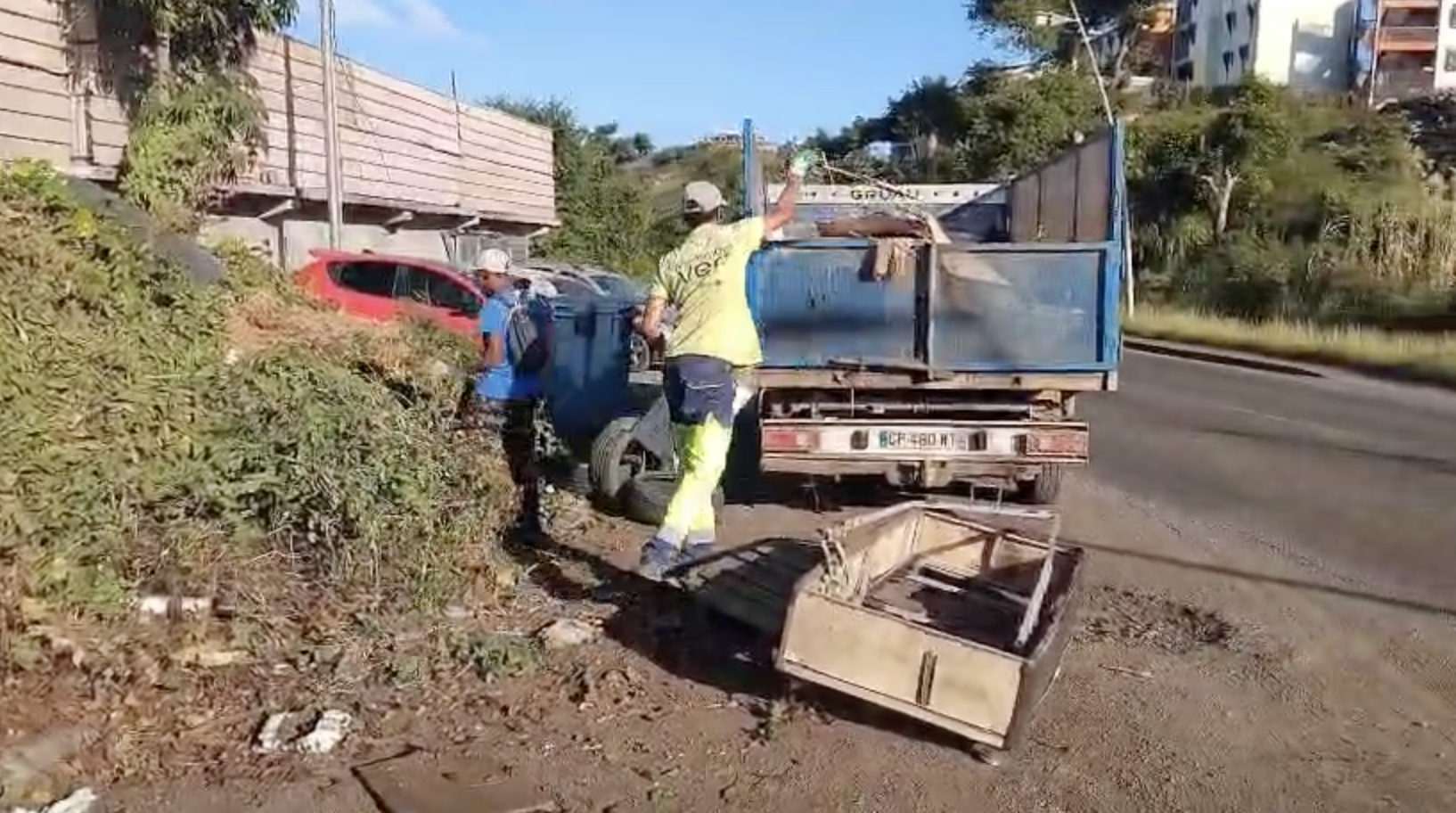 La RN1 se fait une beauté du côté de Mamoudzou