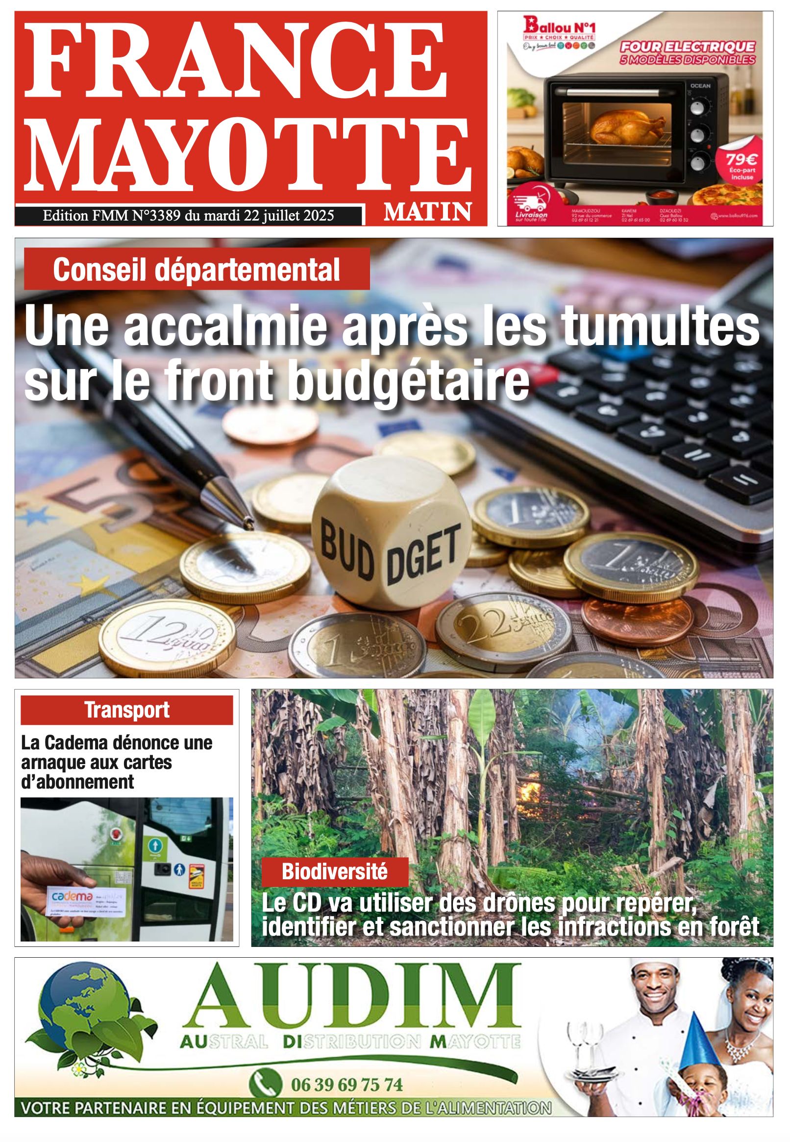 Votre France Mayotte Matin vient de paraître