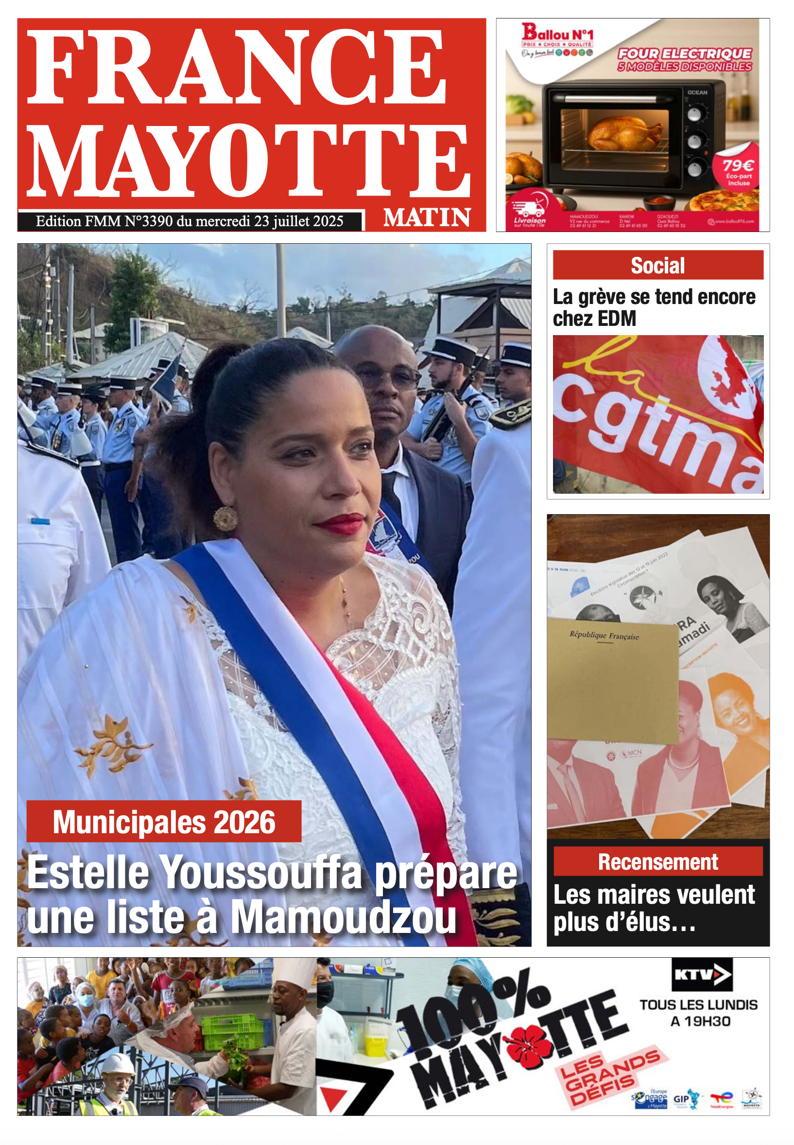 Votre France Mayotte Matin vient de paraître