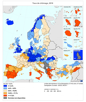 Mayotte parmi les plus forts taux de chômage en Europe