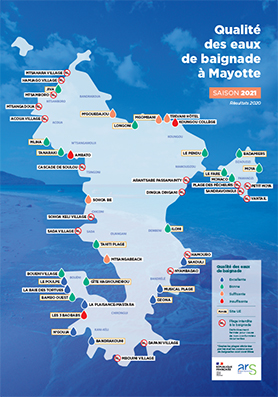 Une carte de la qualité des eaux de baignade qui n’a pas belle allure