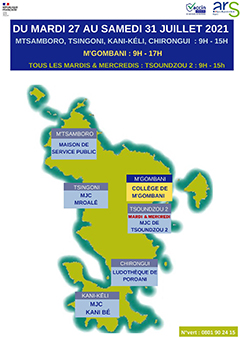 Carte des centres de vaccinations la semaine prochaine