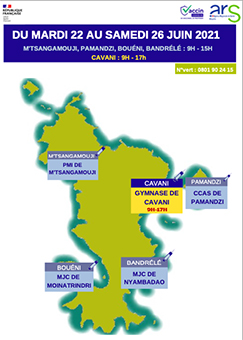 Le centre de vaccination migre à Cavani