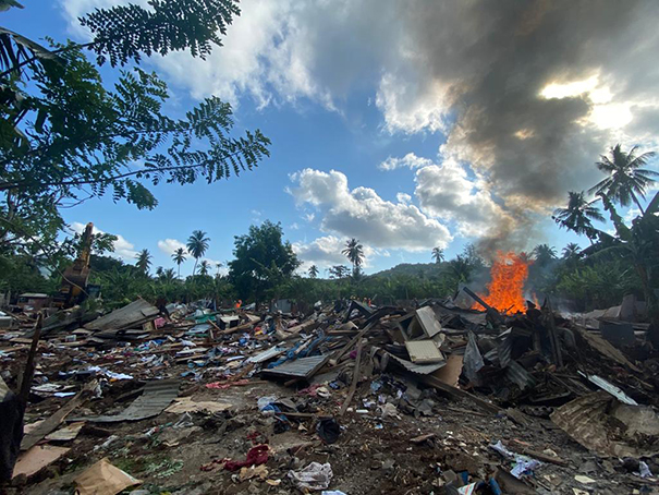Nouvelle opération de destruction d’habitats illégaux à Chirongui