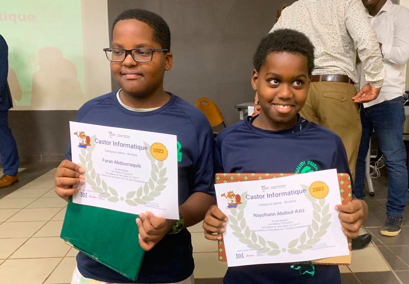 Une deuxième édition du concours Castor où Mayotte se classe 1ère avec des collégiens de 6ème
