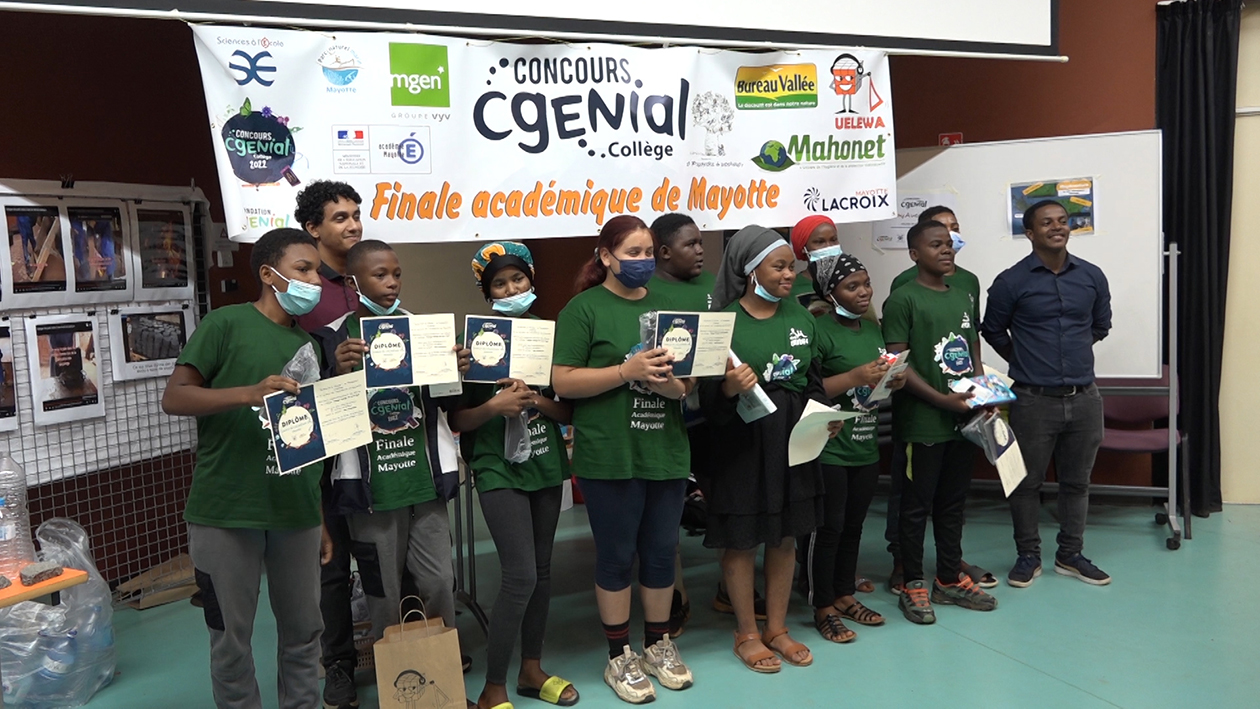 Le concours CGénial s’est invité hier au collège de Kwalé et a vu la victoire d’un jeu sur Mayotte