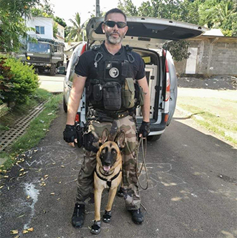 Grâce au flair du chien gendarme…