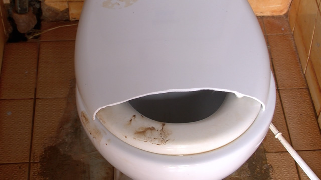 L’école de Hajangua vandalisée (photos)