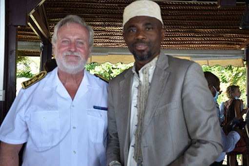 Le président Ousséni Ben Issa au pot de départ du préfet