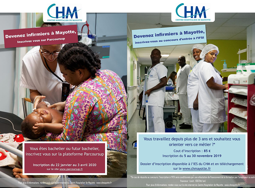 Ouverture des inscriptions aux concours infirmiers/ières et auxiliaires de puériculture