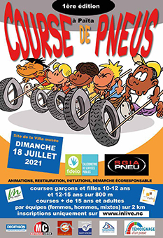 La course de pneus s’exporte jusqu’en Nouvelle-Calédonie