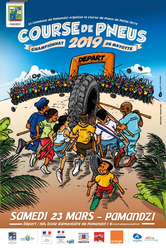Course de Pneus : Pamandzi accueille la première étape du Championnat de Mayotte