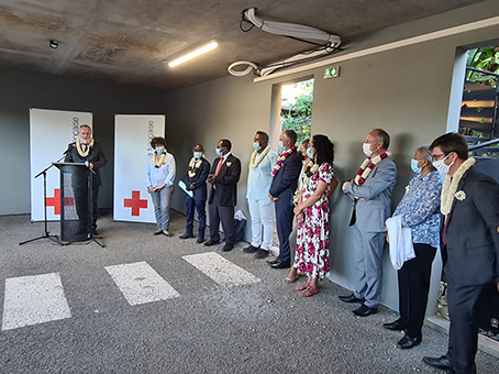 Jean-François Colombet inaugure la nouvelle maison de la Croix-Rouge