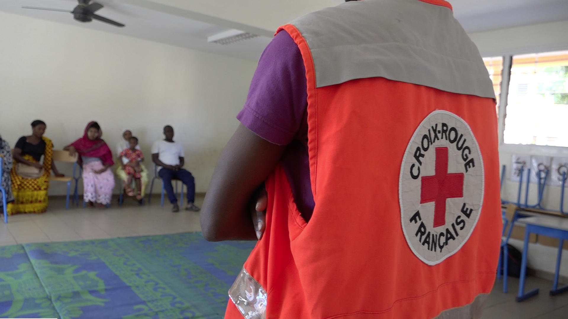 La caravane de la croix rouge pose ses valises au lycée agricole de Coconi
