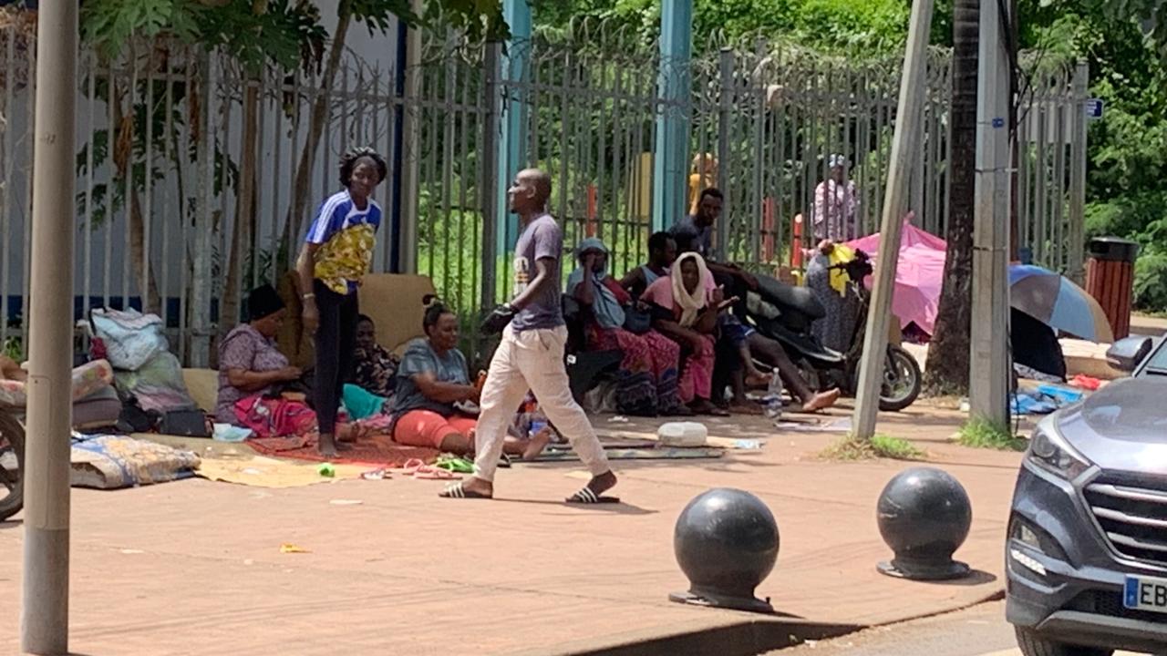 Tensions entre migrants à Cavani