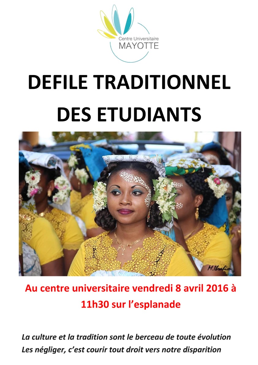 Défilé traditionnel des étudiants du CUFR