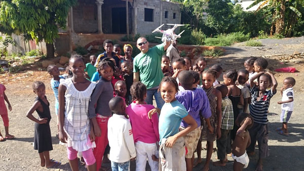 Un drone à Bandrélé